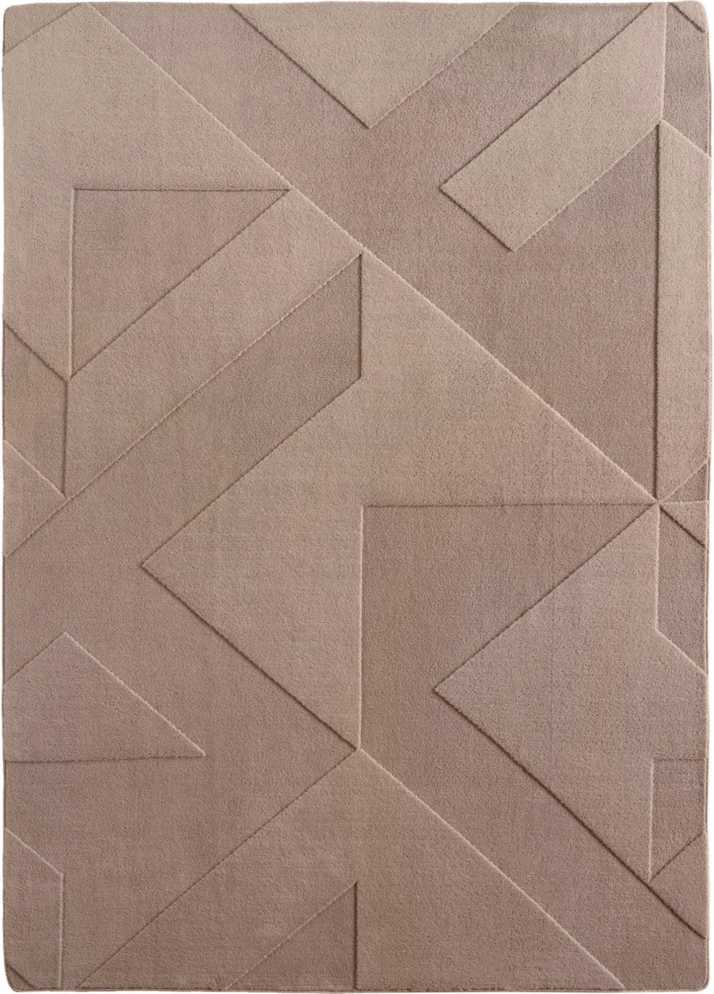 Ravno Tkana Preproga Pompei, Bež, 160x230cm - bež, Konvencionalno, tekstil (160/230cm) - Novel