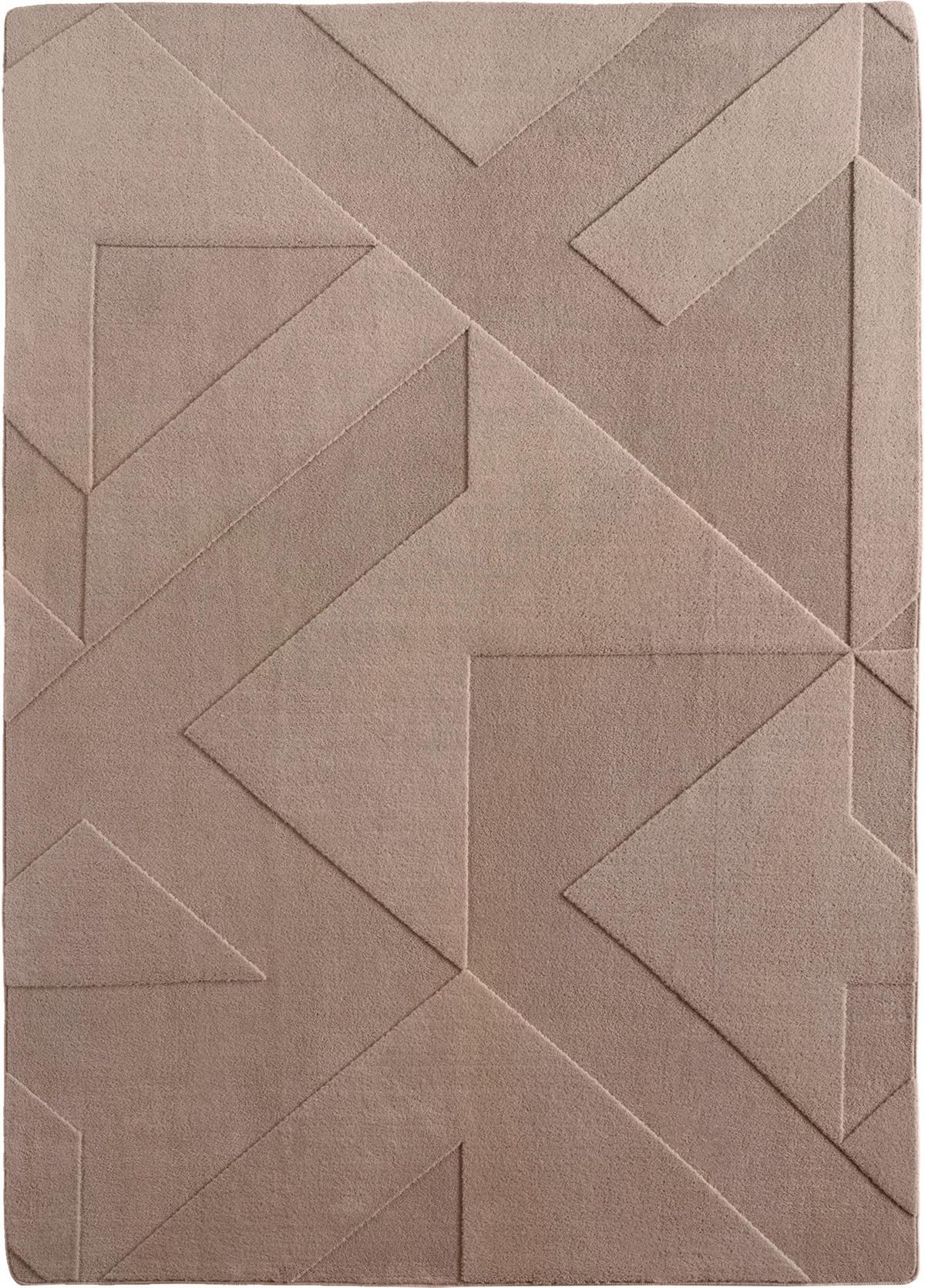 Ravno Tkana Preproga Pompei, Bež, 160x230cm - bež, Konvencionalno, tekstil (160/230cm) - Novel