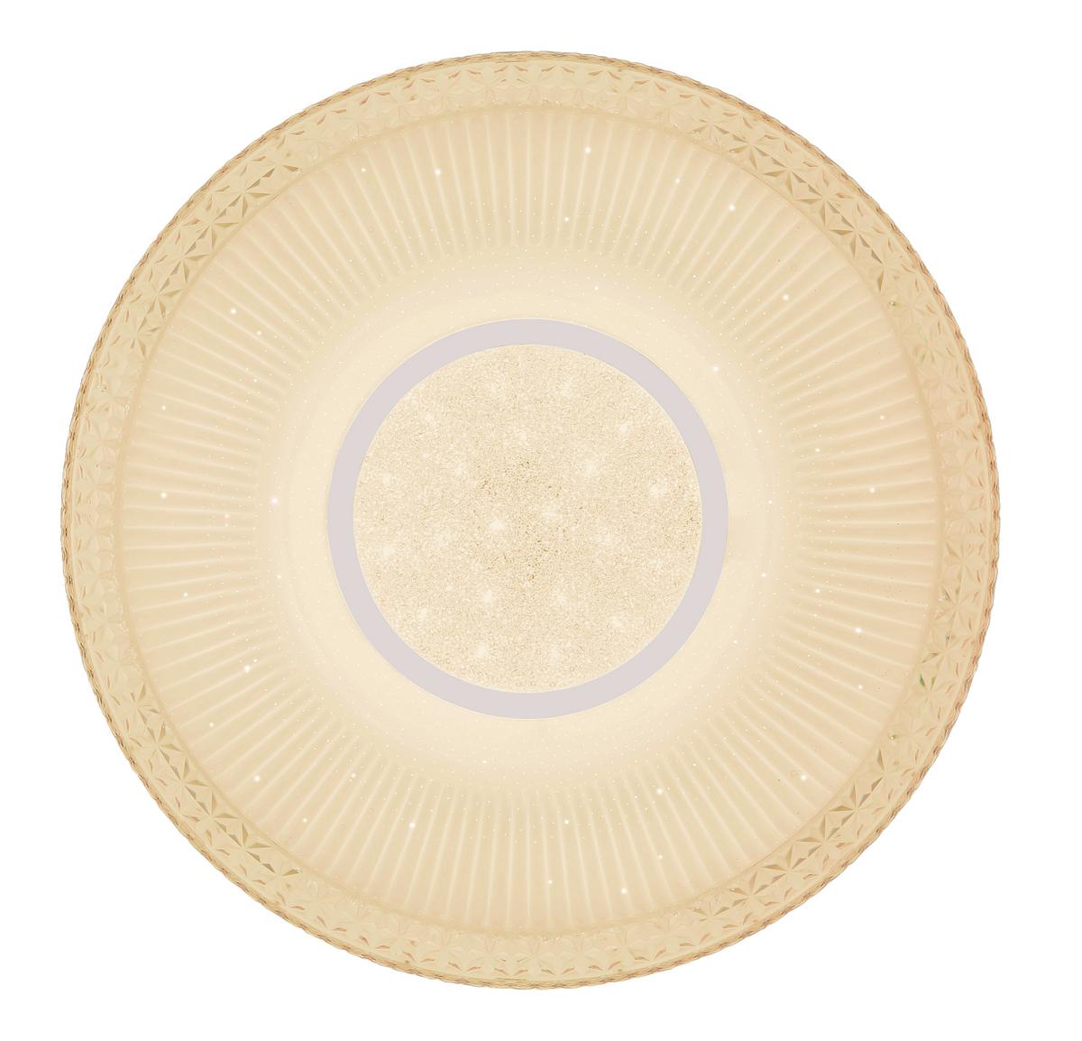 LED-DECKENLEUCHTE 48411-40RGB KLEMENS - Chromfarben/Weiss, Konventionell, Kunststoff/Metall (50/9cm) - Globo