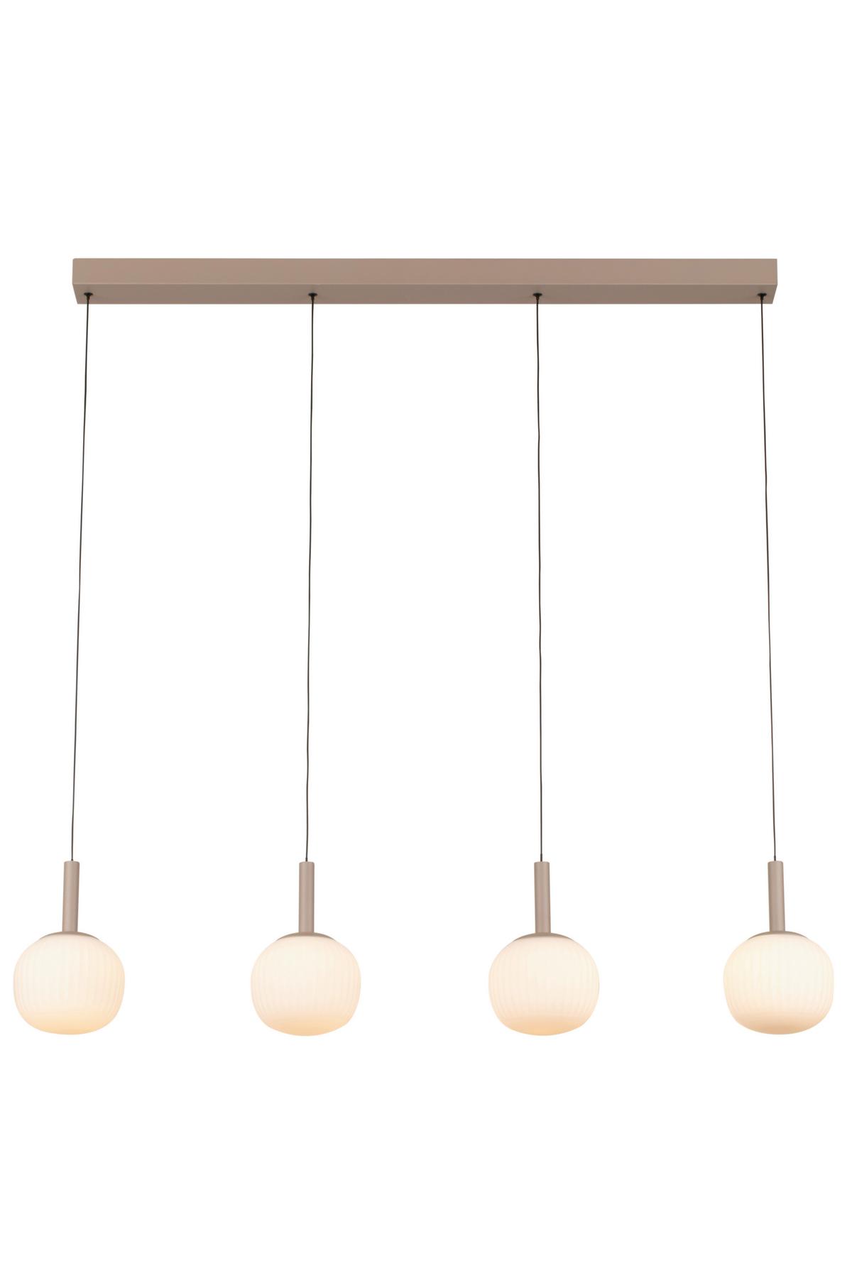 LAMPA WISZĄCA LED SWINDON *SBN* - biały, Design, metal/szkło (114/15/150cm) - Novel