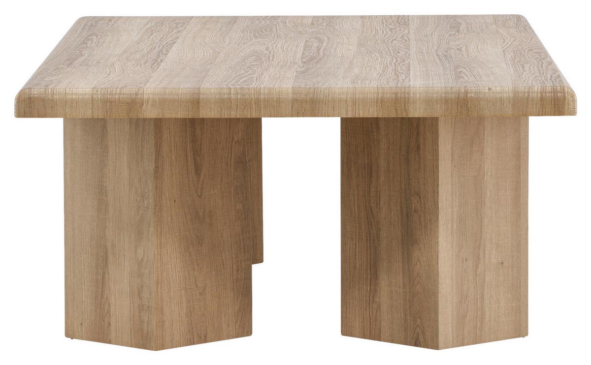 COUCHTISCH LILLEHAMMER - Hellbraun, Design, Holz (140/80/40cm) - Livetastic