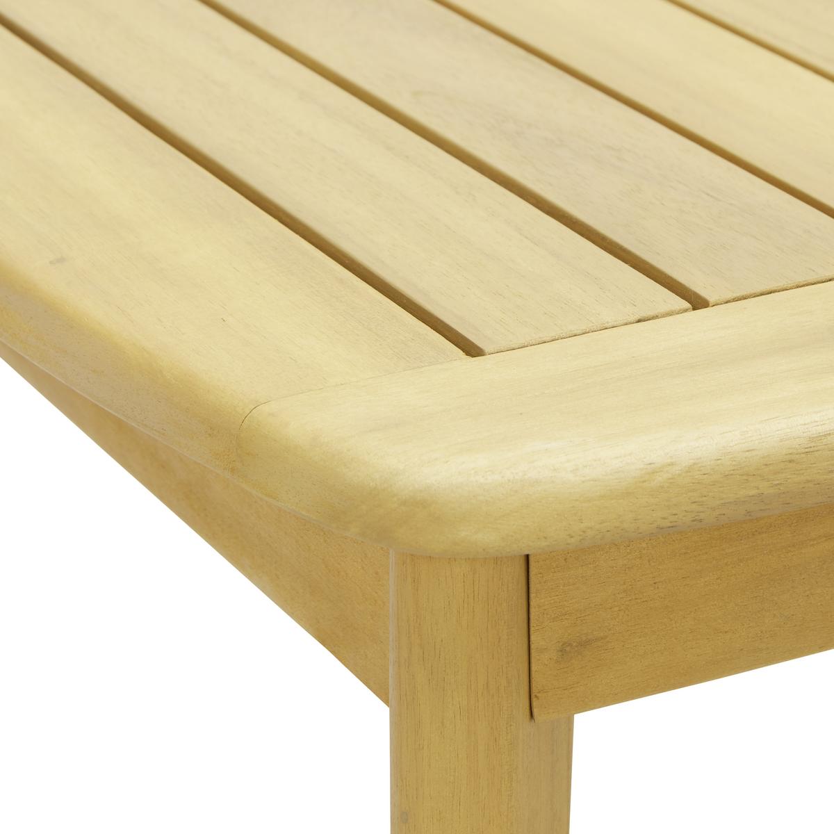 Garnitură grădină Sabi - gri deschis/culoare lemn acacia, Modern, lemn/textil - Zandiara