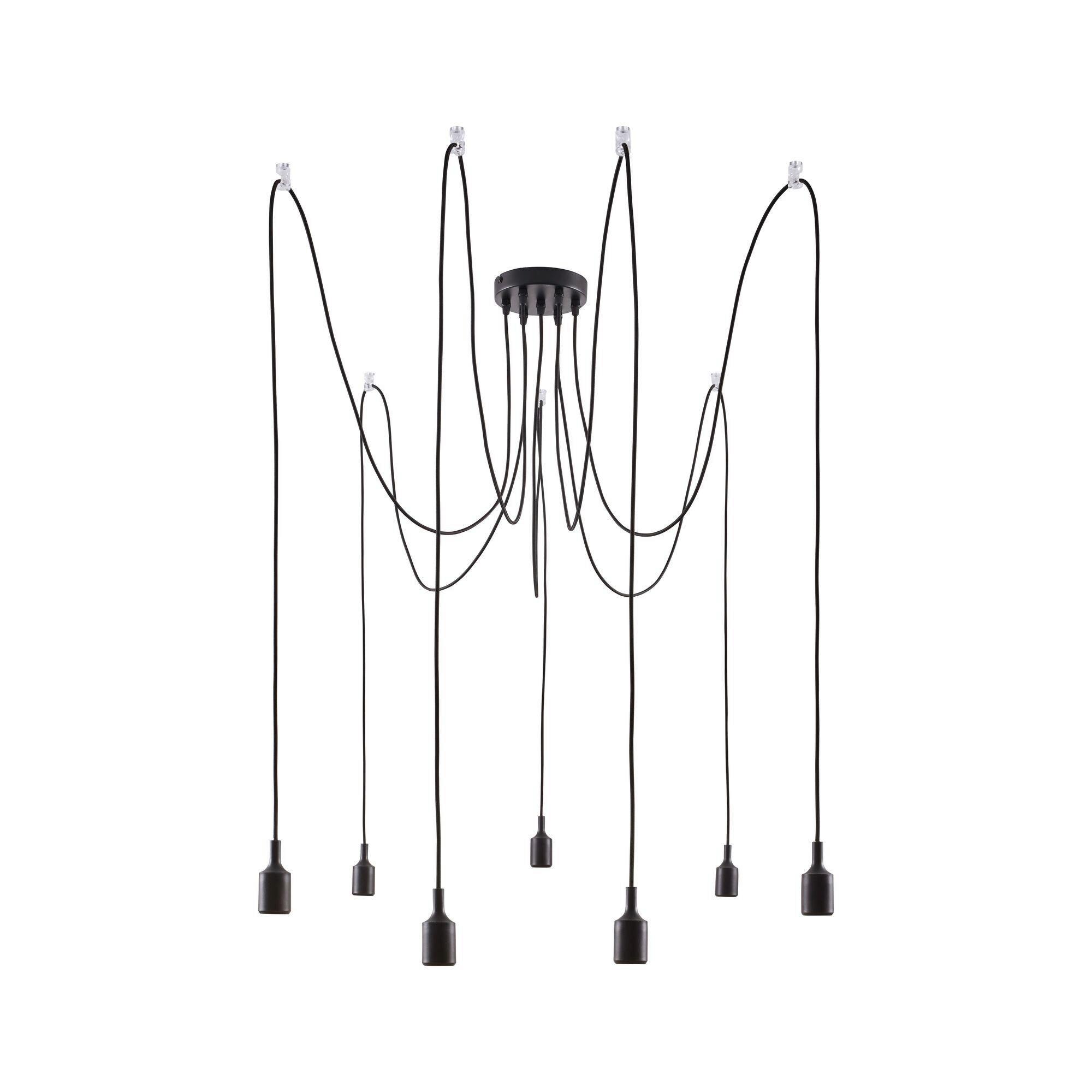 Hängeleuchte Ketil in Schwarz max. 60 Watt - Schwarz, Basics, Metall (15/15/200cm) - Paulmann