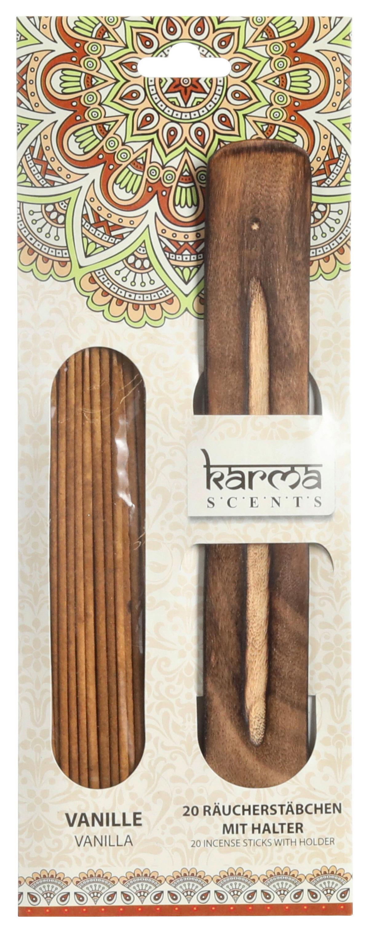 Räucherstäbchen Karma diverse Düfte - Basics, Holz (11,5/30/0,5cm)