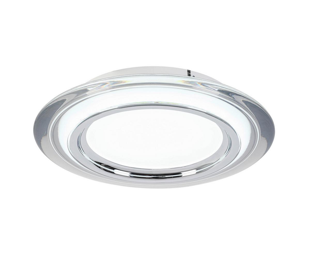 LAMPA SUFITOWA LED MACON - biały/przezroczysty, Design, tworzywo sztuczne/metal (35/6cm) - Novel