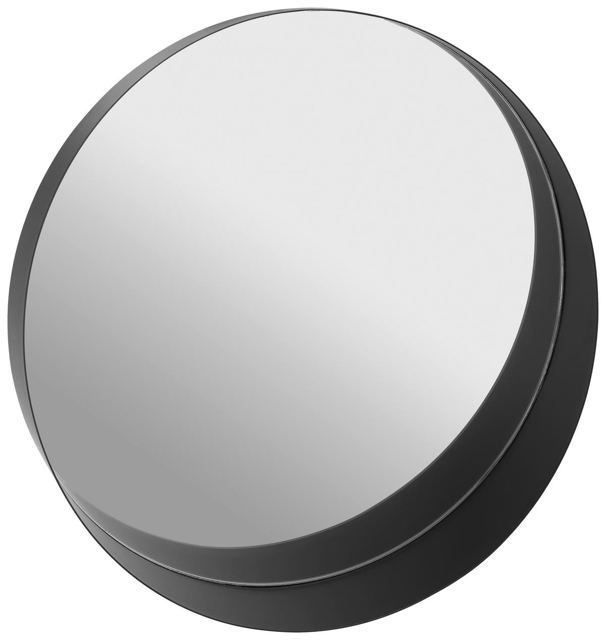 LUSTRO ŚCIENNE CAIPI - czarny, Trend, metal/szkło (40/40/8cm) - Landscape