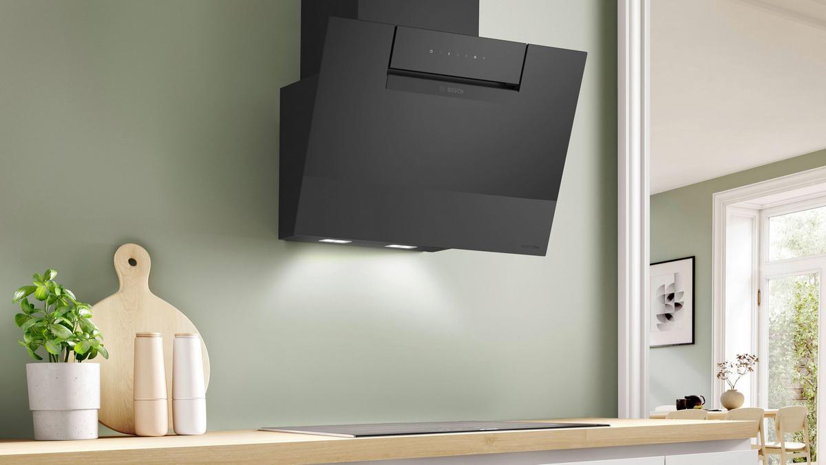 Dunstabzugshaube DWK67FN65 Schwarz - Schwarz, MODERN, Metall (59/79-108,3/43,3cm) - Bosch