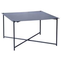 STOLIK KAWOWY BARRY -EXKLUSIV- - antracytowy, Design, metal (70/70/42cm) - Xora