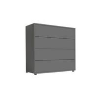 Kommode Mailand Typ 3 Anthrazit - Anthrazit/Schwarz, MODERN, Holzwerkstoff/Kunststoff (79/73/33cm) - MID.YOU
