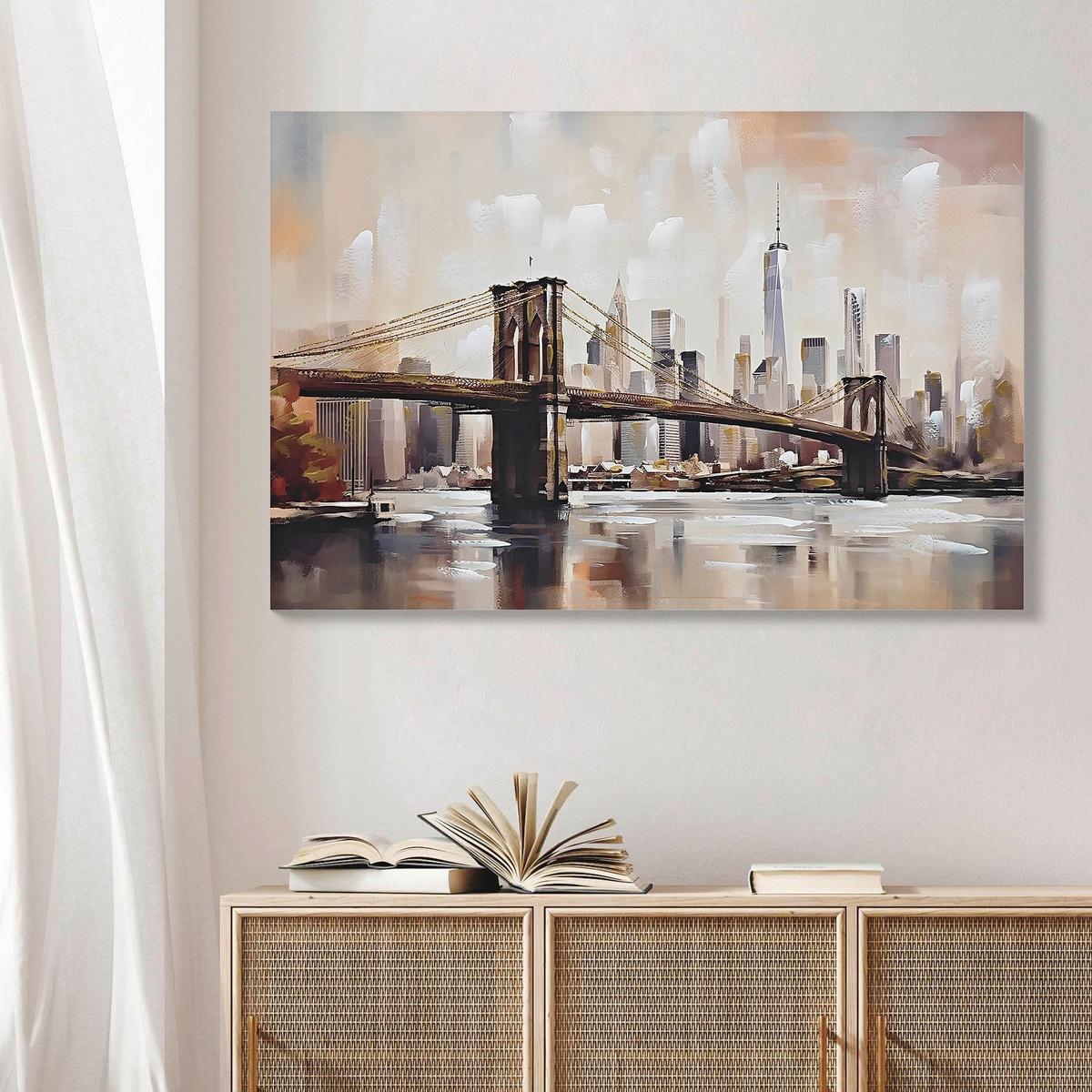 Slika Matei 120x80cm - višebojno, Moderno, drvo/tekstil (120/80/3cm) - Mömax