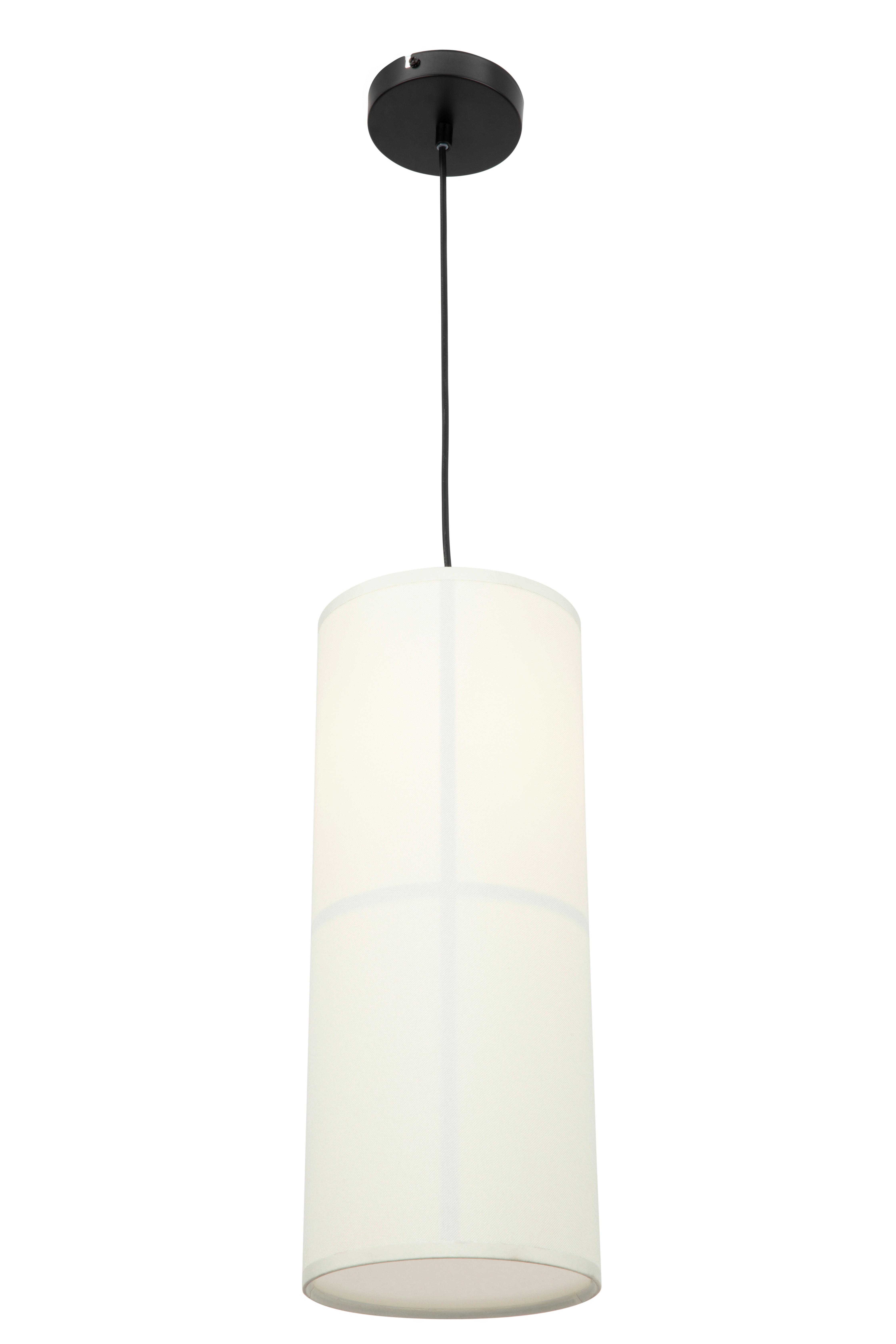 LAMPA WISZĄCA KUSUMA - biały, Design, tworzywo sztuczne/metal (18/120cm) - Collet's Monde
