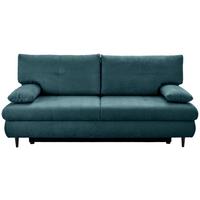 Trosjed Na Razvlačenje Virgo - boje petroleja/crna, Konvencionalno, tekstil/drvo (212/97/105cm) - Modern Living