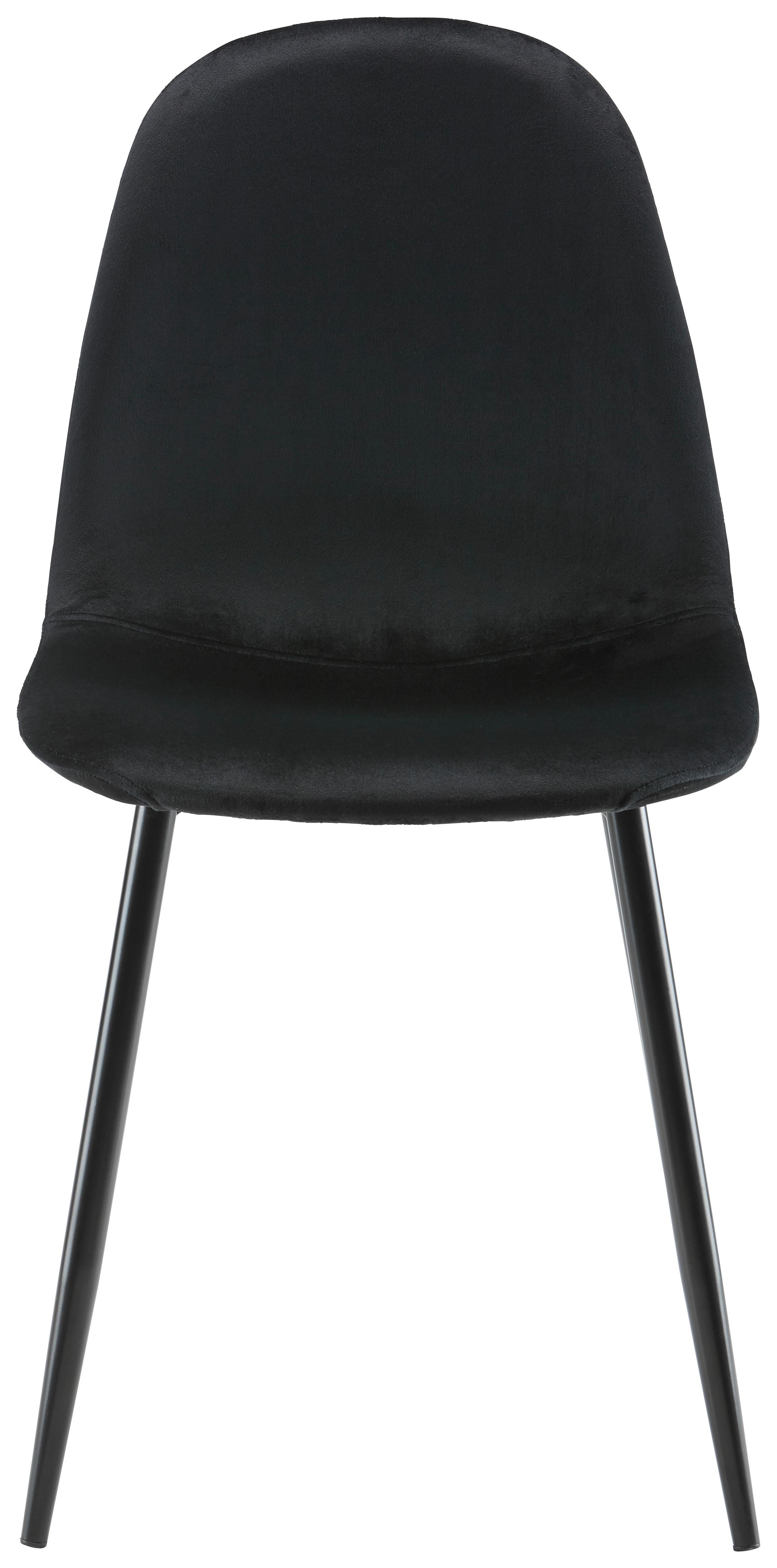 STOL LIO - svart, Modern, metall/trä (43/86/55cm) - Bessagi Home
