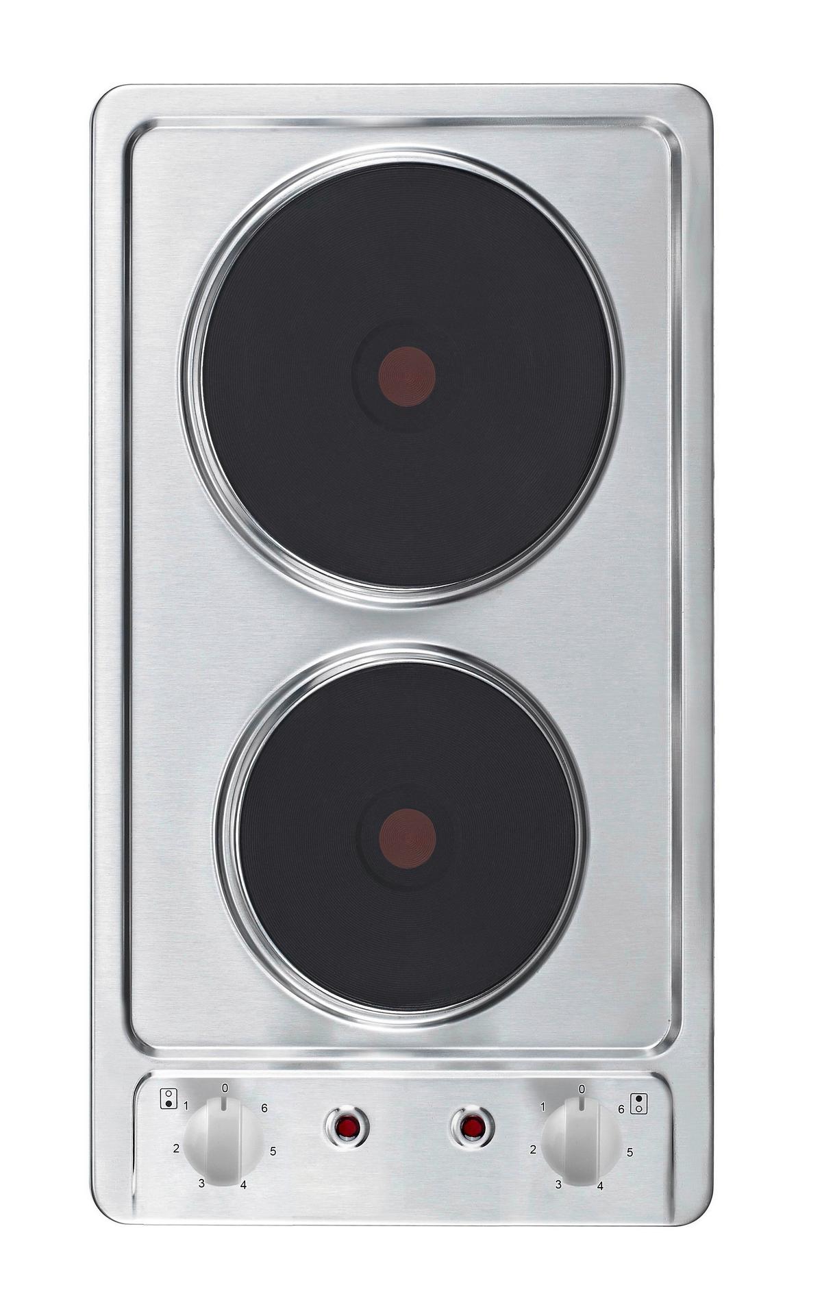 Küchenzeile mit Geräten Weiß/Nuss Dekor B: ca. 210 cm - Edelstahlfarben/Nussbaumfarben, KONVENTIONELL, Holzwerkstoff/Metall (210cm) - Respekta