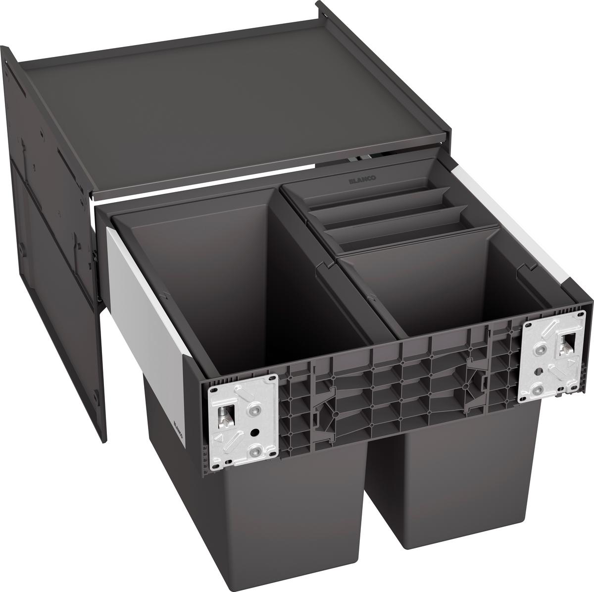 Einbauabfallsammler 526202 - Anthrazit, Kunststoff/Metall (46,2-46,8/36,1/45cm) - Blanco