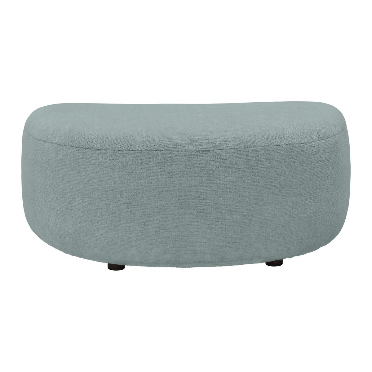 Hocker Leonas Blau - Blau/Schwarz, MODERN, Kunststoff/Textil (102/42/66cm) - Premium Living