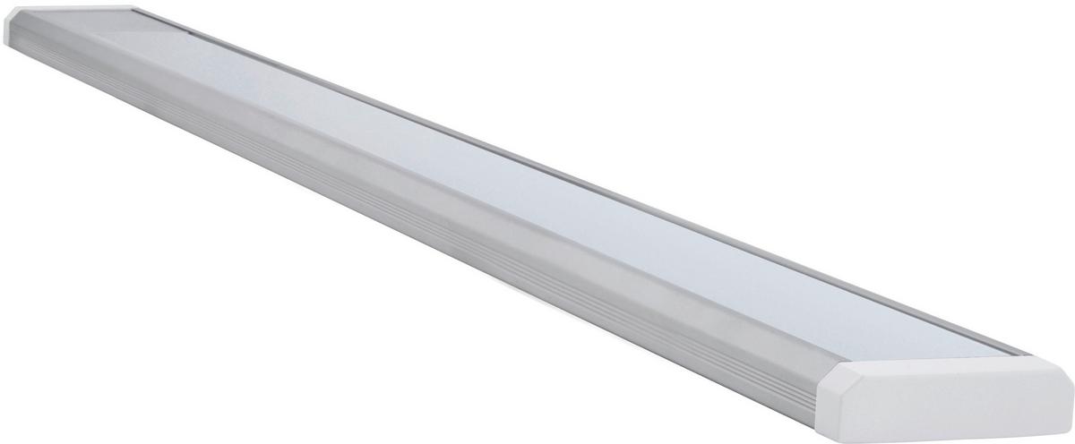 Lichtleiste Weiß max. 15 Watt - Weiß, Basics, Kunststoff/Metall (90/5/1,3cm)