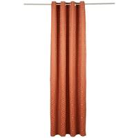 ZASŁONA NA PRZELOTKACH MELLE - terakota, Trend, tkanina (137/245cm) - Dieter Knoll