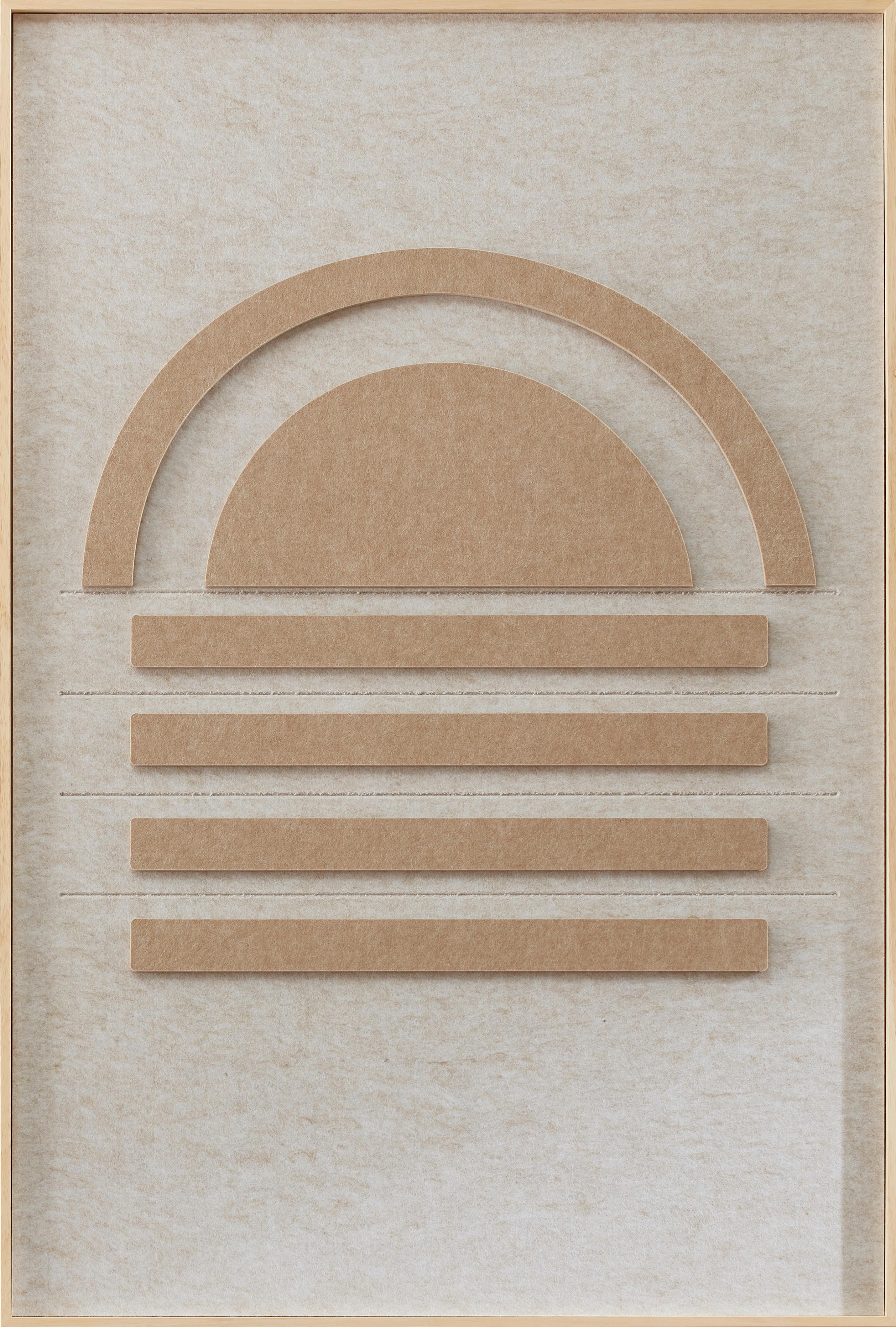 Bild Feelgood-6-80x120-Akvelt-Bakzw - Beige, Basics, Holz/Textil (80/120/10cm) - Wandkraft