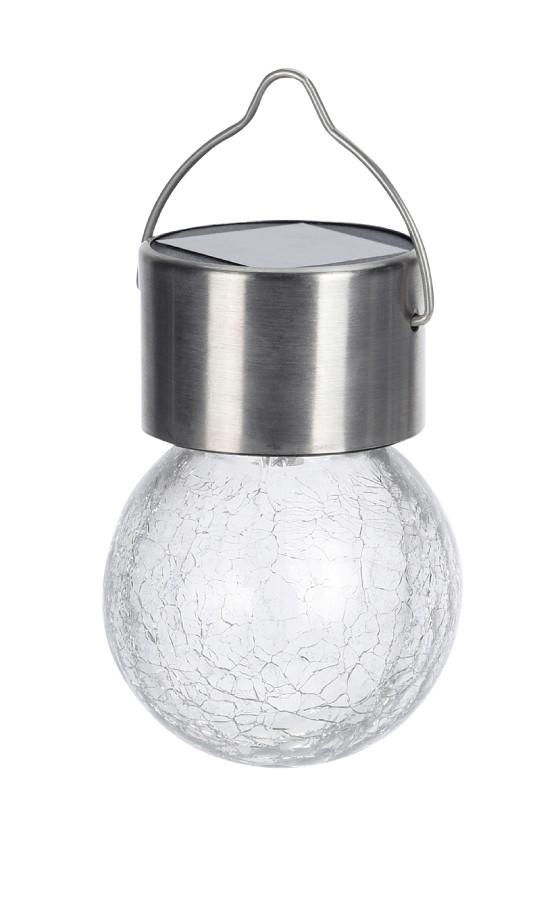 Solarleuchte Wimi Klarglas max. 0,06 Watt - Transparent, KONVENTIONELL, Glas/Kunststoff (6/8cm) - Modern Living