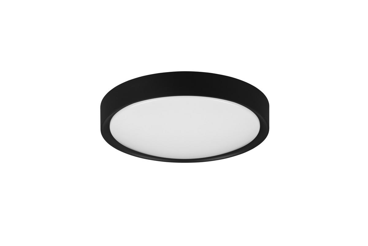 LED-Badezimmer-Deckenleuchte Clarimo Schwarz max. 18 Watt - Schwarz, Basics, Kunststoff (33/9cm) - Trio Leuchten