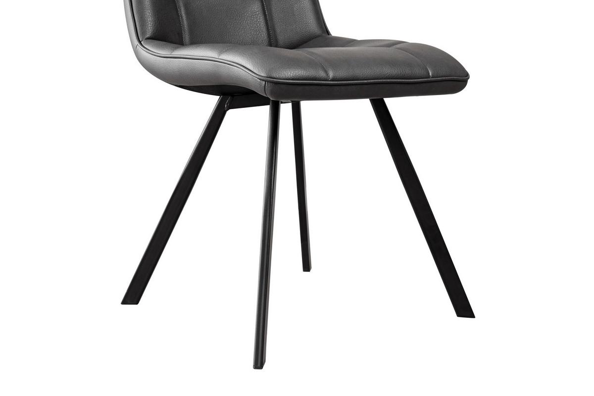 Stolica Bond - crna/antracit, Basics, drvo/metal (47/86/61cm) - Mömax
