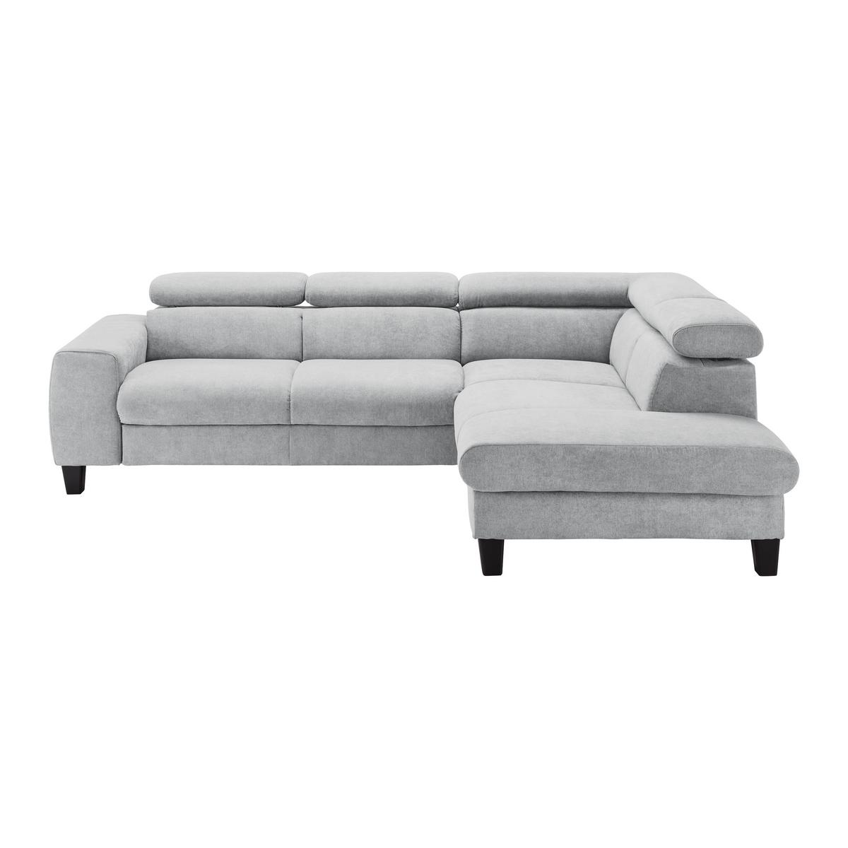 COLțAR MALIBU - gri deschis, Modern, textil (249/88/207cm) - Bessagi Home