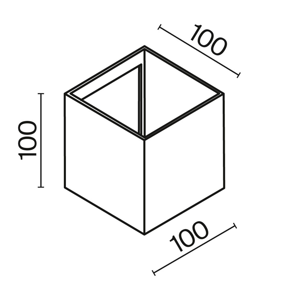 Außenwandleuchte Fulton Weiß max. 6 Watt - Weiß, Trend, Metall (10/10/10cm) - MAYTONI