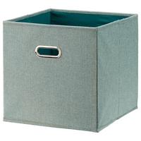 Összehajtható Doboz Bobby - zöld, Modern, karton/textil (33/32/33cm) - Premium Living
