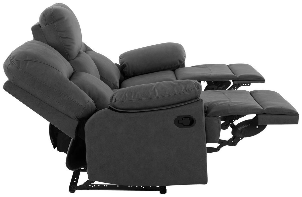 Zofa Clara, Siva - siva/črna, Basics, kovina/tekstil (200/99,5/94cm) - Livetastic