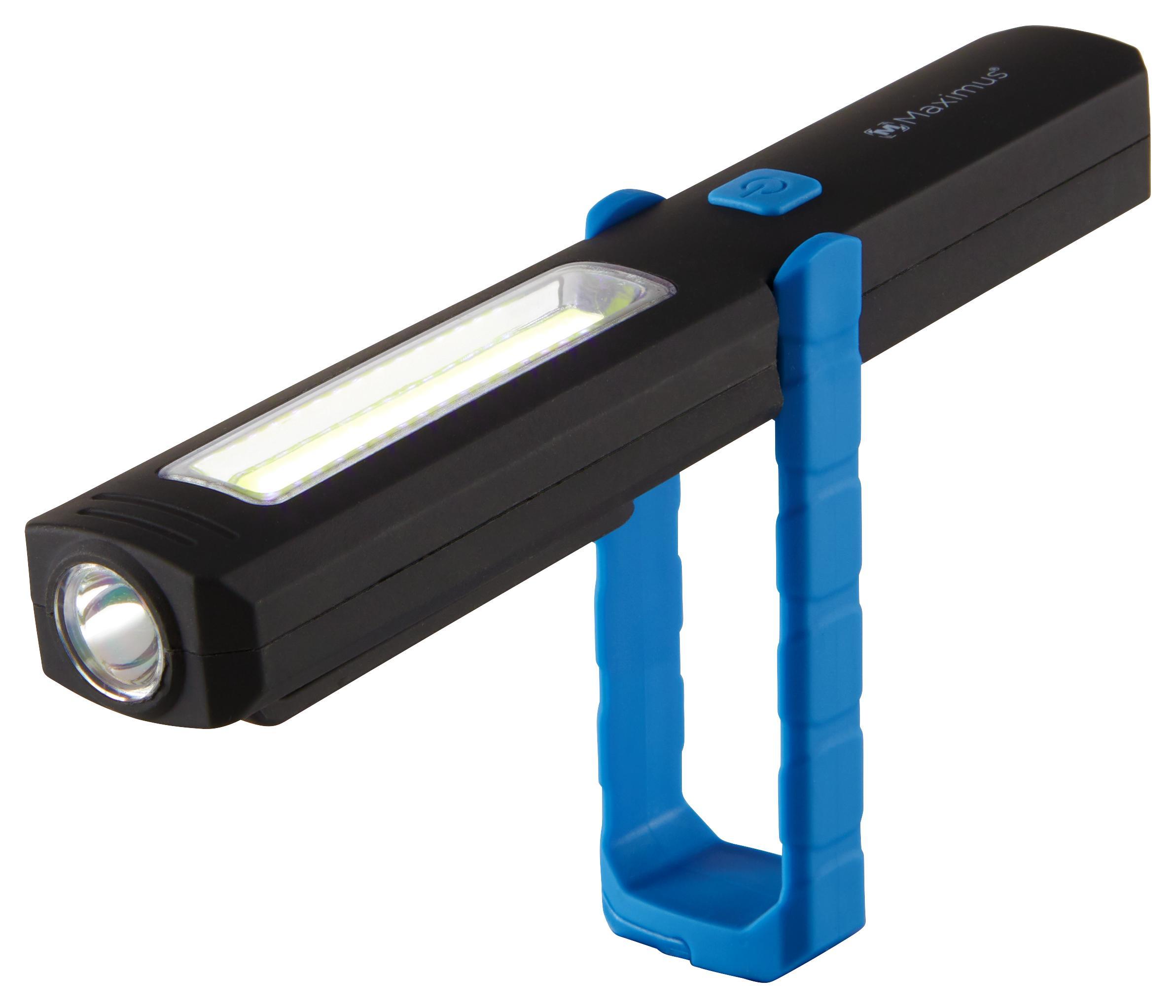 Taschenlampe Maximus in Blau/Schwarz - Kunststoff (21,3/6,1/3,2cm)