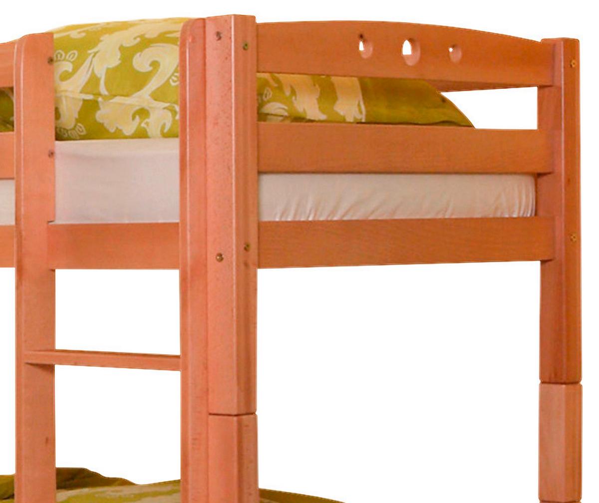 Etagenbett Lupo R aus Buche ca. 208x102 cm - Buchefarben, Basics, Holz (90/200cm) - MID.YOU