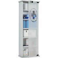 Medizinschrank Gusal XXL Weiß zum Stellen B/H ca. 31x92 cm - Weiß, Basics, Glas/Holzwerkstoff (31/92/18cm) - MID.YOU