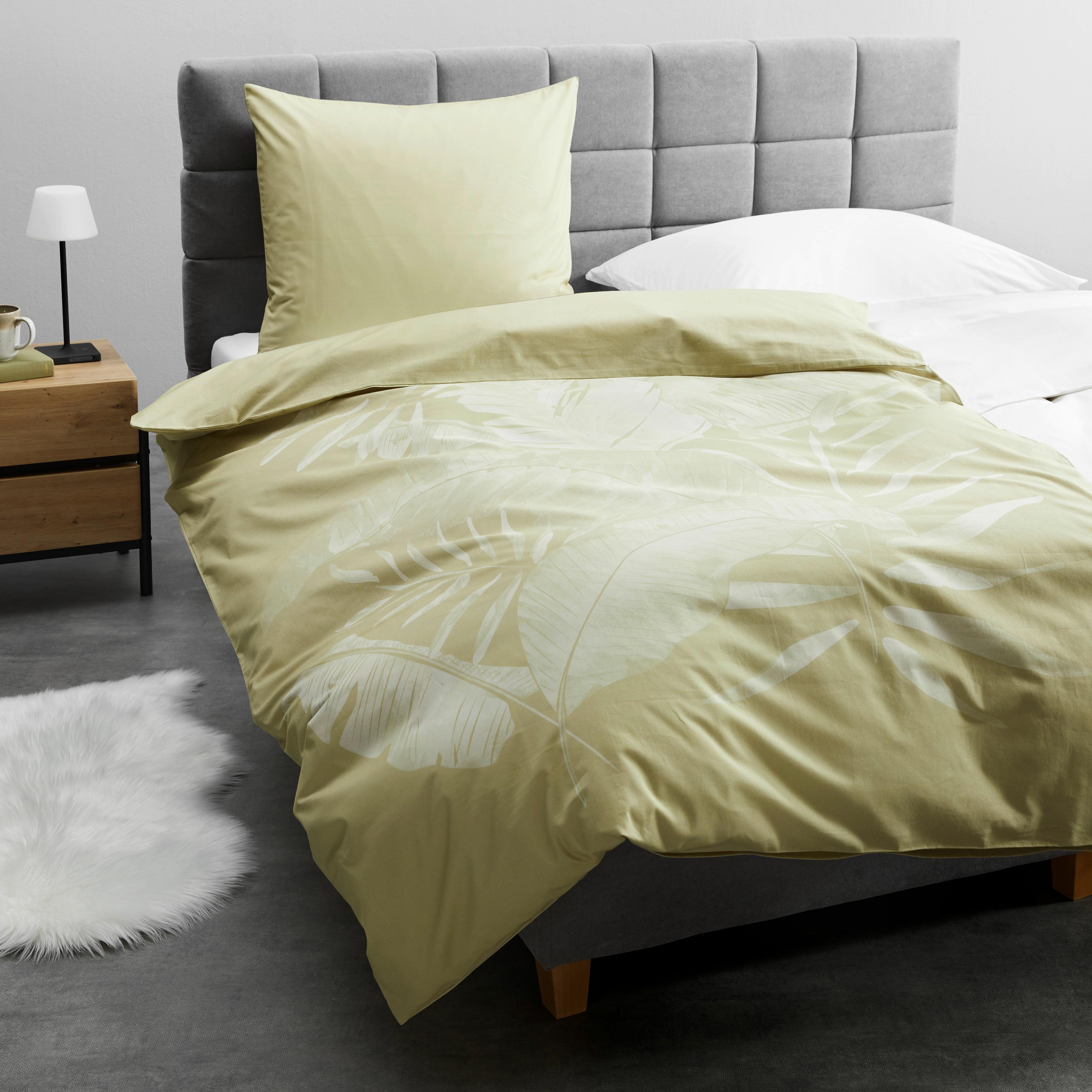 Wendebettwäsche Elija in Beige ca. 135x200cm - Beige, LIFESTYLE, Textil (135/200cm) - Bessagi Home