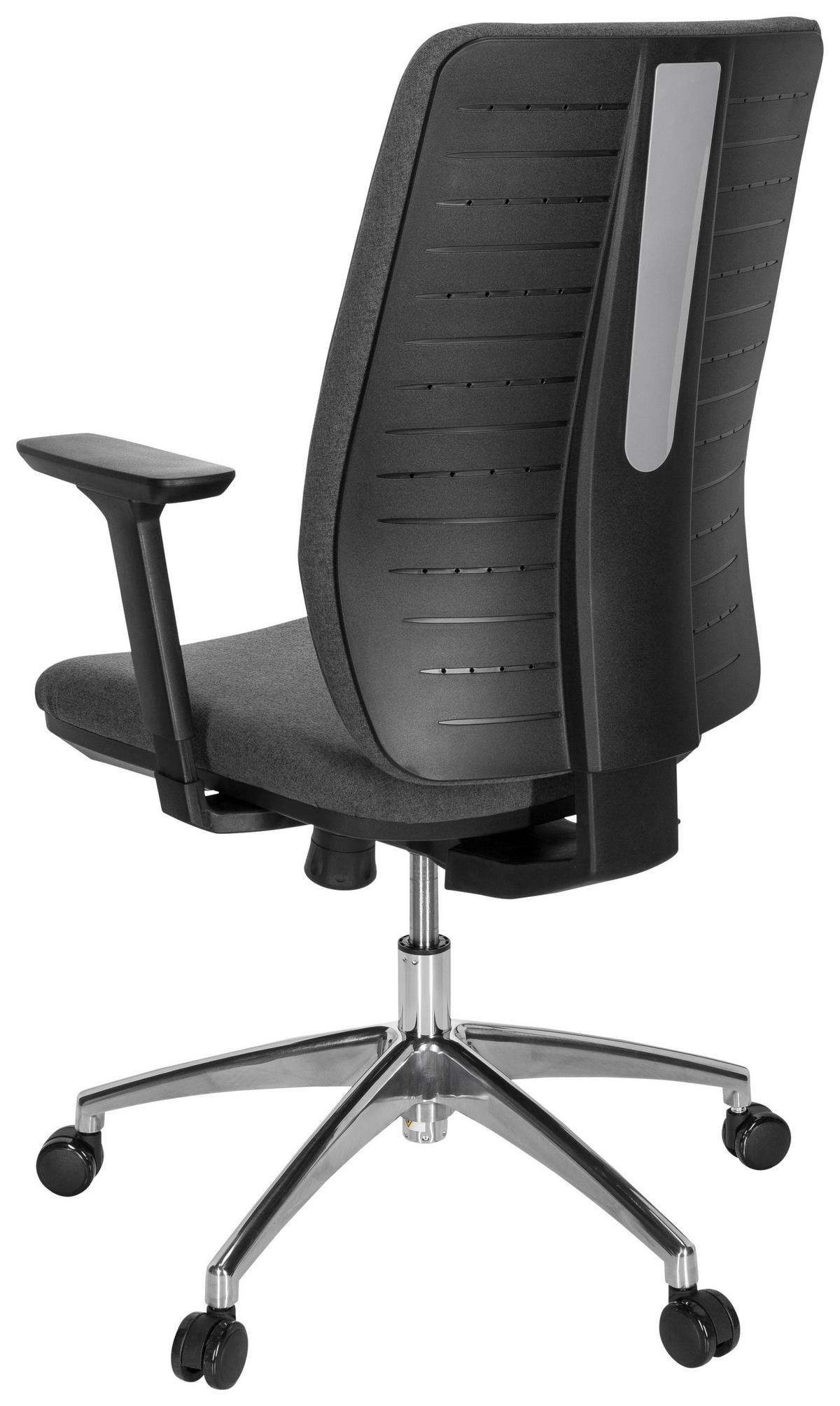 Vrtljivi Stol Integrio I, Temno Siva - barve kroma/temno siva, Moderno, kovina/umetna masa (74/123/63cm) - MID.YOU