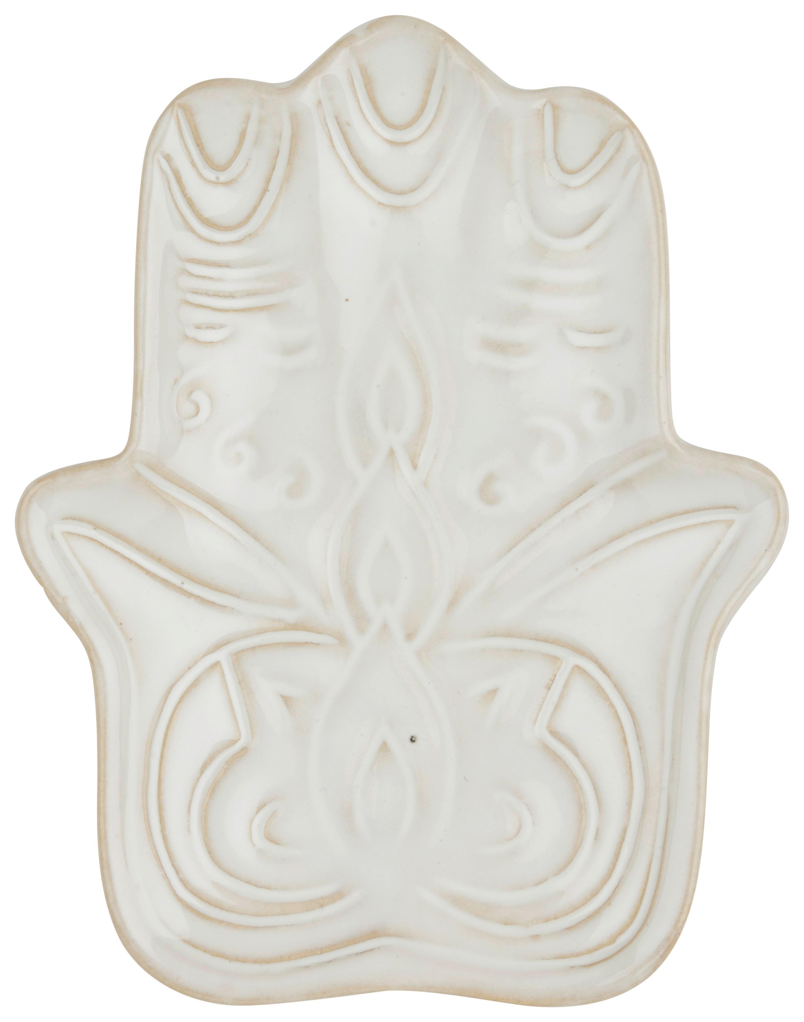 Dekoteller Elony I in Creme - Creme, Basics, Stein (15/12/2cm) - Modern Living