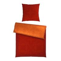 Bettwäsche Bella Wende Rot ca. 135x200cm - Rot, MODERN, Textil (135/200cm) - Mömax