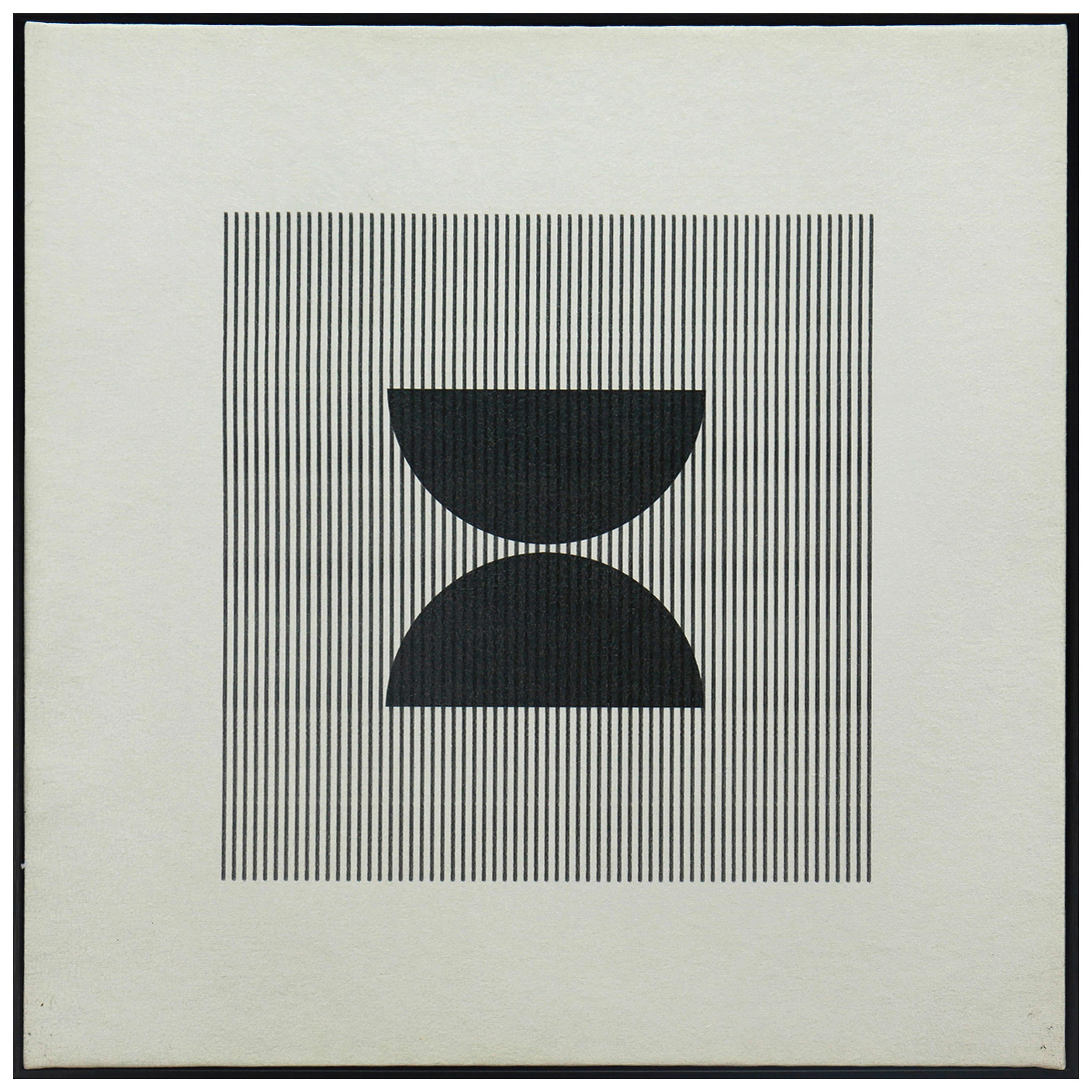 Slika Sa Ramom 100x100cm Ren - bela/crna, Konvencionalno, drvo/tekstil (100/3,5/100cm) - Mömax