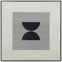 Slika Sa Ramom 100x100cm Ren - bela/crna, Konvencionalno, drvo/tekstil (100/3,5/100cm) - Mömax