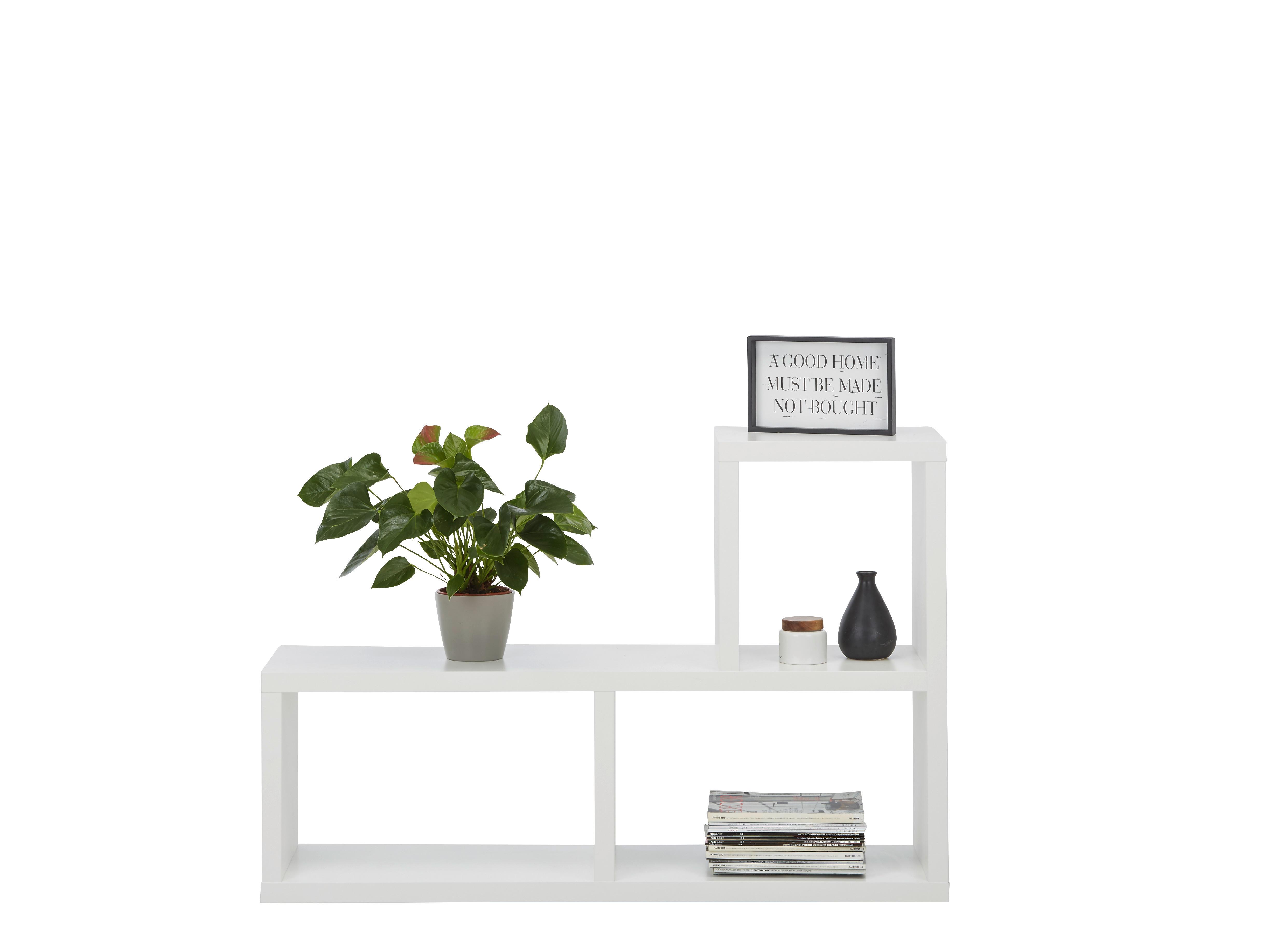 Raumteiler in Weiss - Weiss, Modern, Holzwerkstoff (125/83/35cm) - Modern Living