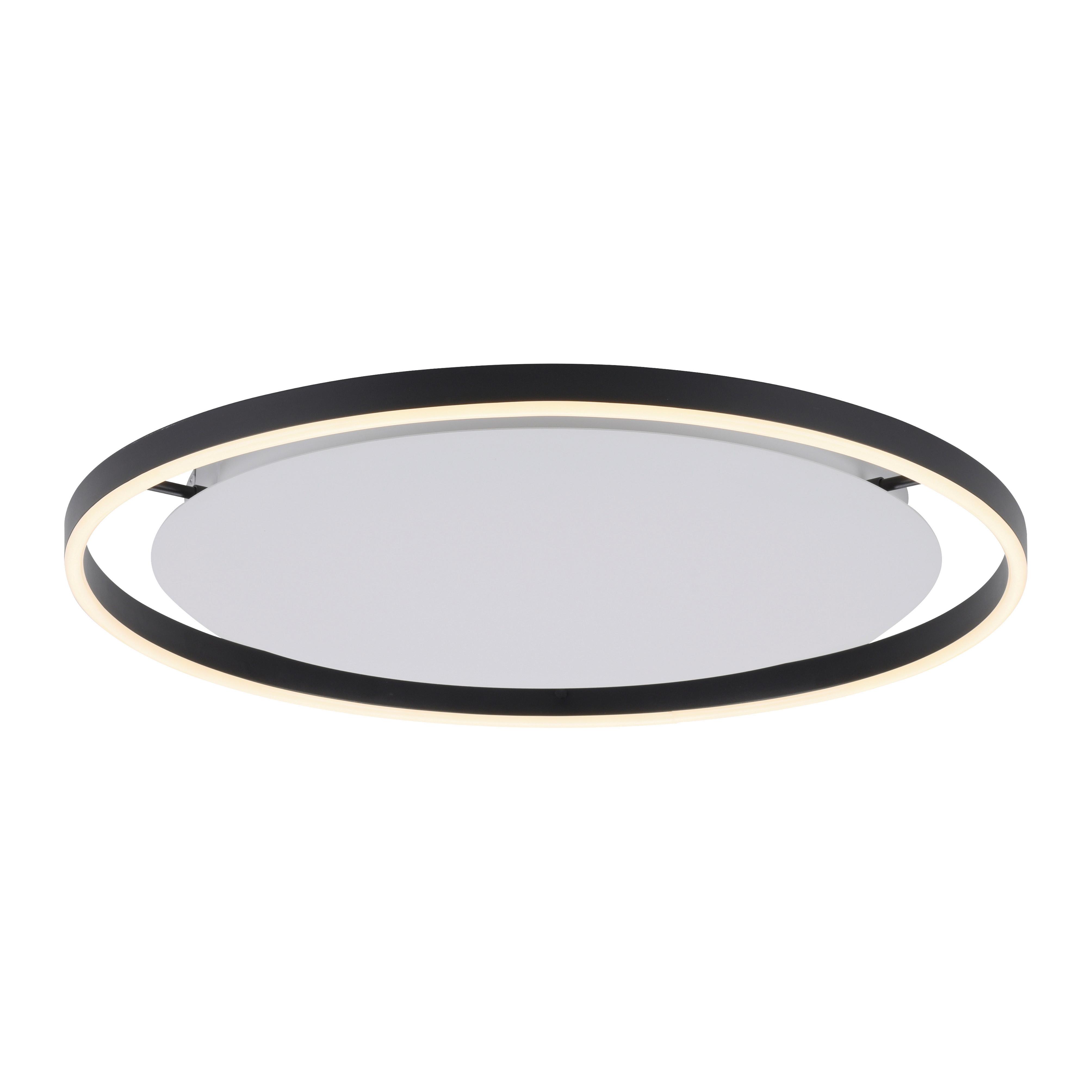 LAMPA SUFITOWA LED 15392-13 RITUS - antracytowy, Design, tworzywo sztuczne/metal (58,5/58,5/5,3cm)