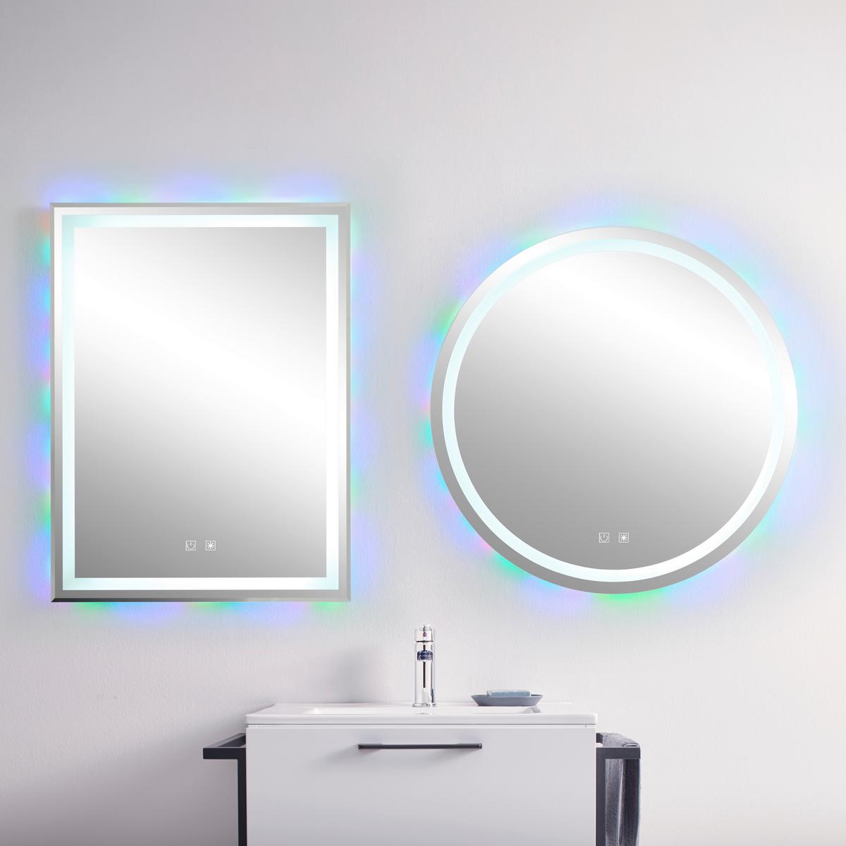 Ogledalo Z Osvetlitvijo Tim - Moderno, steklo (61/81cm) - Mömax