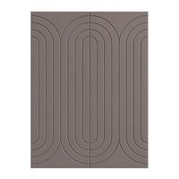 Akustični Panel Marla - mocha rjava, tekstil (90/120cm) - Mömax