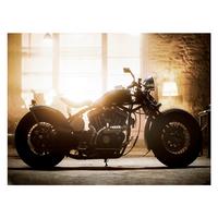 Slika Na Platnu Silver - bež/rjava, tekstil/leseni material (120/80cm) - Premium Living