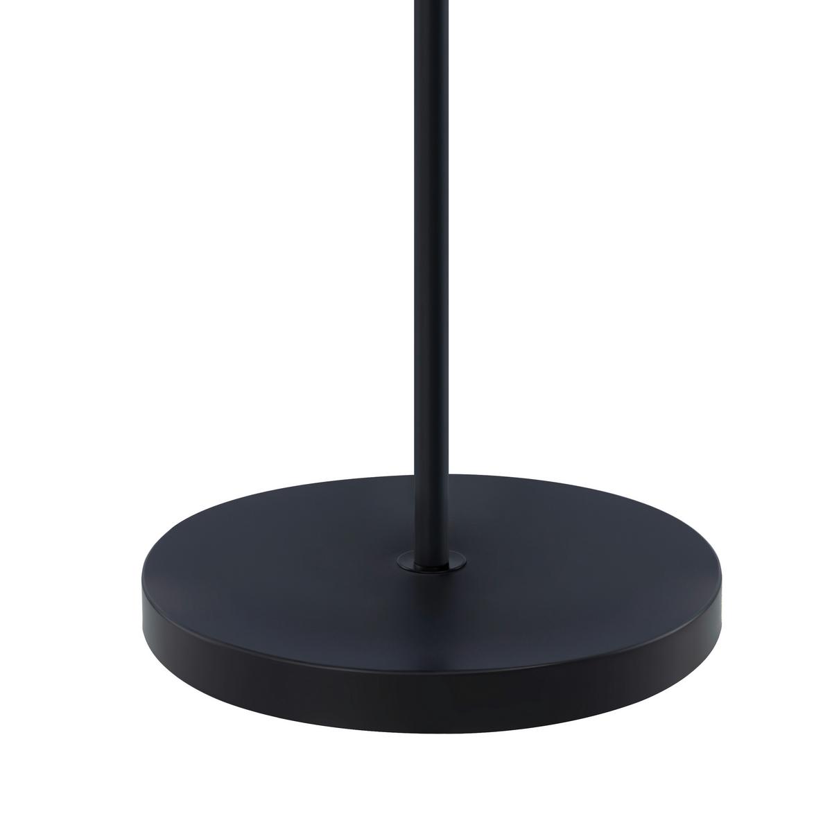 LAMPA STOJĄCA LUNA - czarny/szary, Trend, tworzywo sztuczne/metal (40/150cm) - Novel