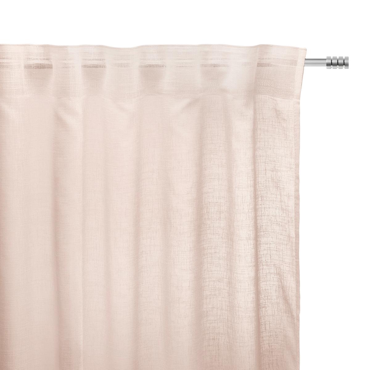 Fertigvorhang Sigrid in Rosa ca.140x245cm - Rosa, ROMANTIK / LANDHAUS, Textil (140/245cm) - Premium Living