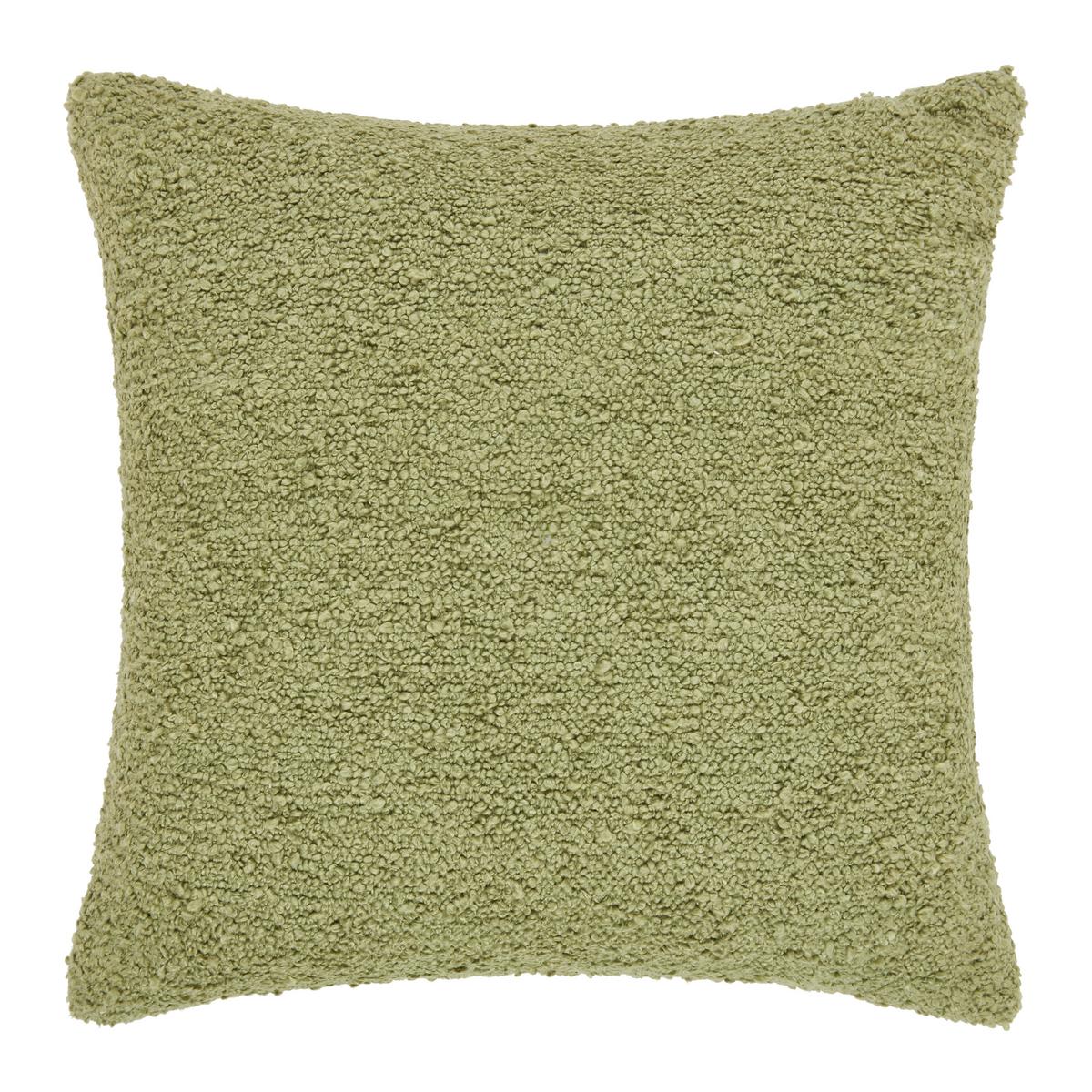 Zierkissen Boucle Grün ca. 45x45cm - Grün, MODERN, Textil (45/45cm) - Modern Living