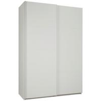 Schwebetürenschrank in Weiss - Weiss, Modern, Holzwerkstoff/Metall (150/222/60cm) - Mömax