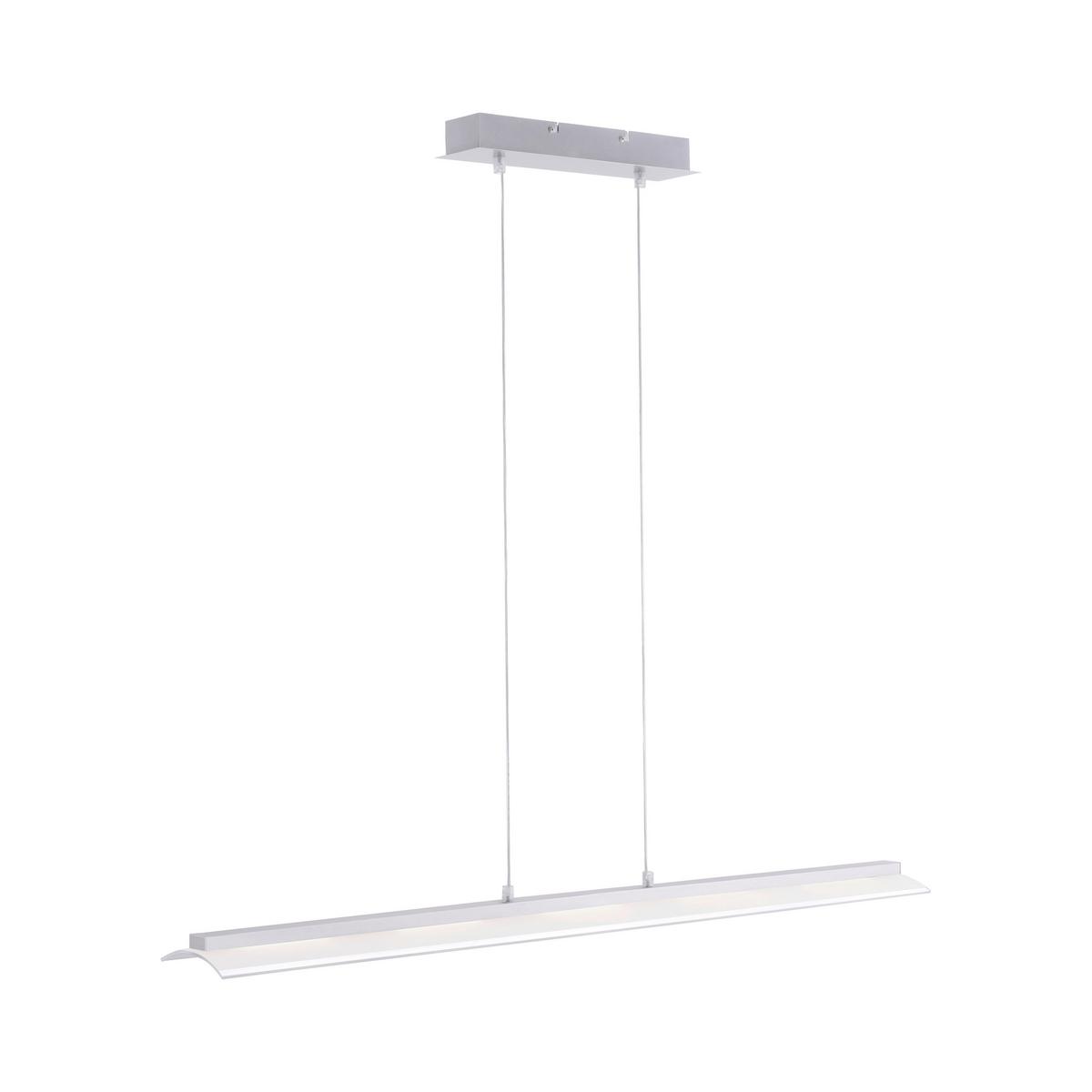 Viseča Led-svetilka Lolasmart - Zara, Srebrna, 5 X 4 W - srebrne barve, Moderno, kovina/umetna masa (100/8/120cm)