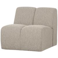 Sofaelement Mojo Beige B: 84cm - Beige/Schwarz, Design, Kunststoff/Textil (84/74/97cm) - Livetastic